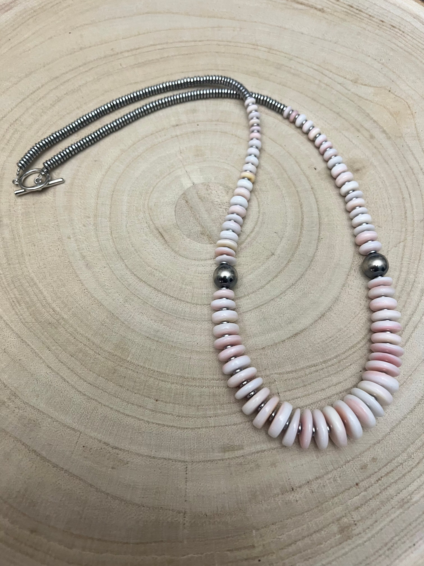 Rosa konformad graderat halsband - 23 tum