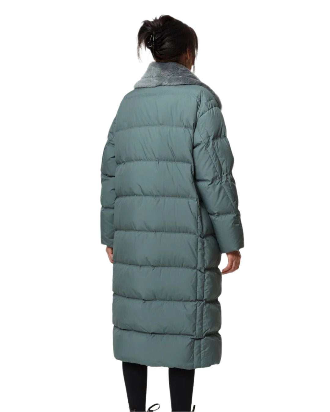 Manteau isolé en duvet de laine vierge