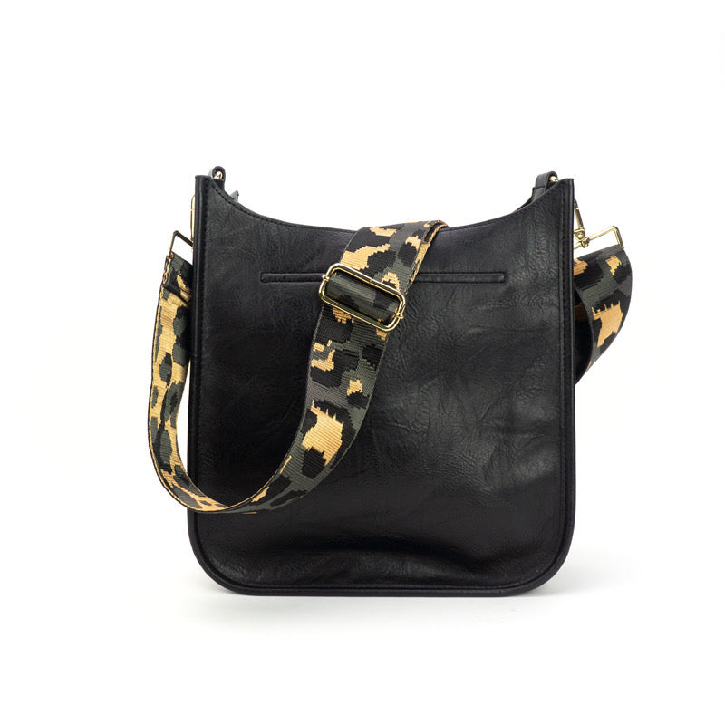 The Sailor | Glidelåslukket Crossbody-veske (Svart) - Velg din stropp