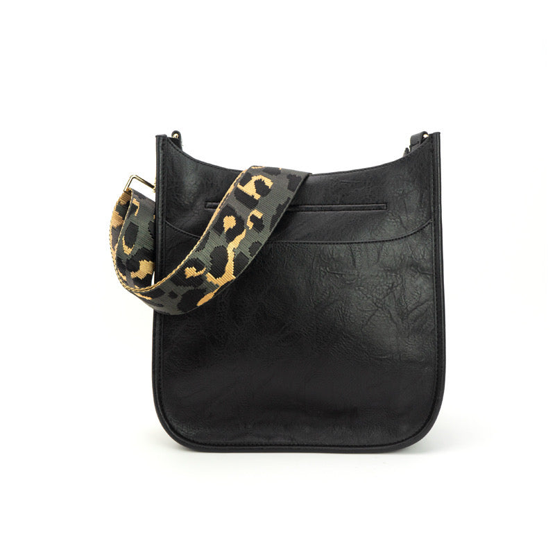 The Sailor | Glidelåslukket Crossbody-veske (Svart) - Velg din stropp