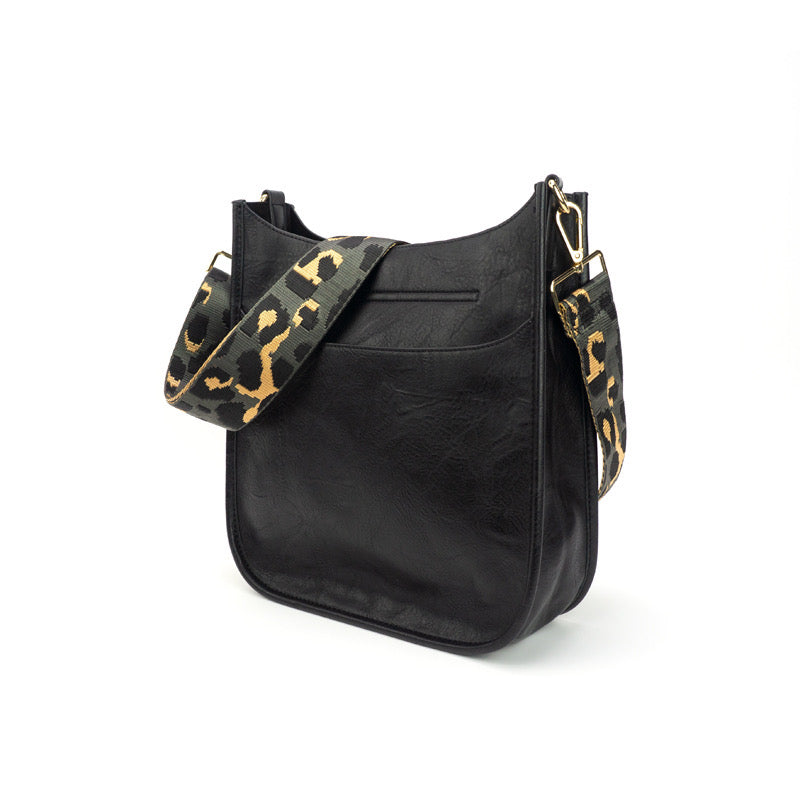 The Sailor | Glidelåslukket Crossbody-veske (Svart) - Velg din stropp