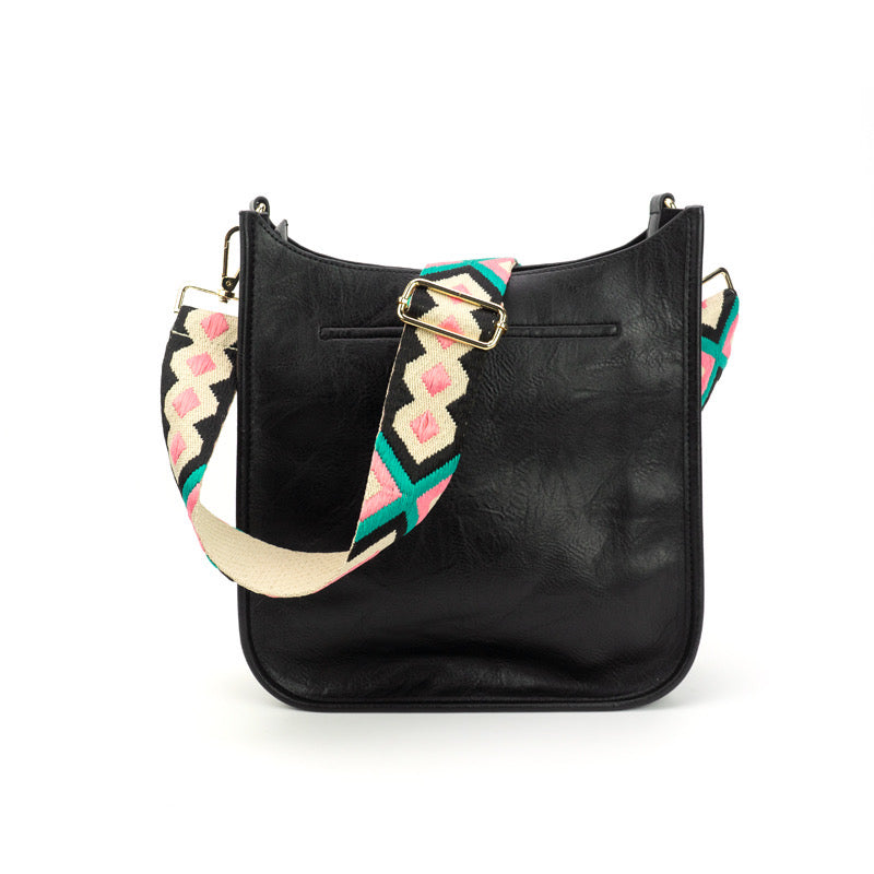 The Sailor | Glidelåslukket Crossbody-veske (Svart) - Velg din stropp