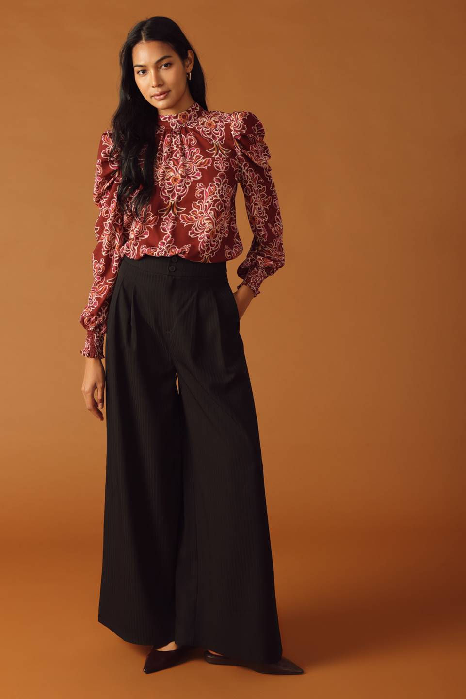 PANTALONI A GAMBA LARGA INTRECCIATI SWEET REMINISCENCE