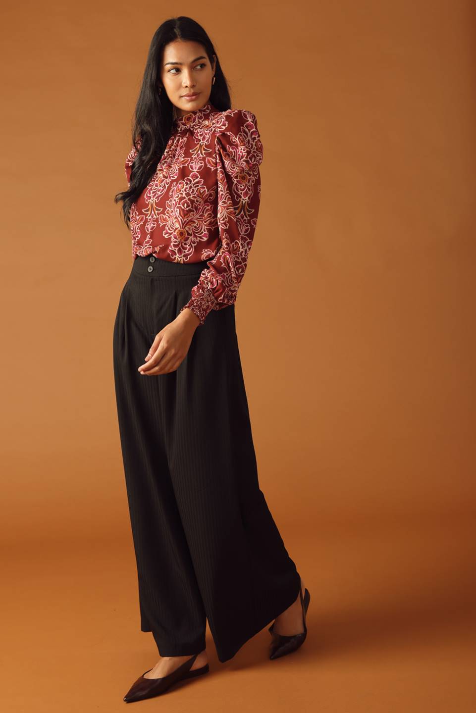 PANTALONI A GAMBA LARGA INTRECCIATI SWEET REMINISCENCE