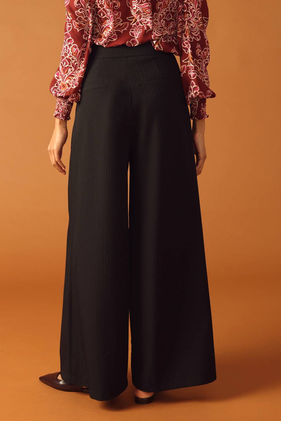 PANTALONI A GAMBA LARGA INTRECCIATI SWEET REMINISCENCE