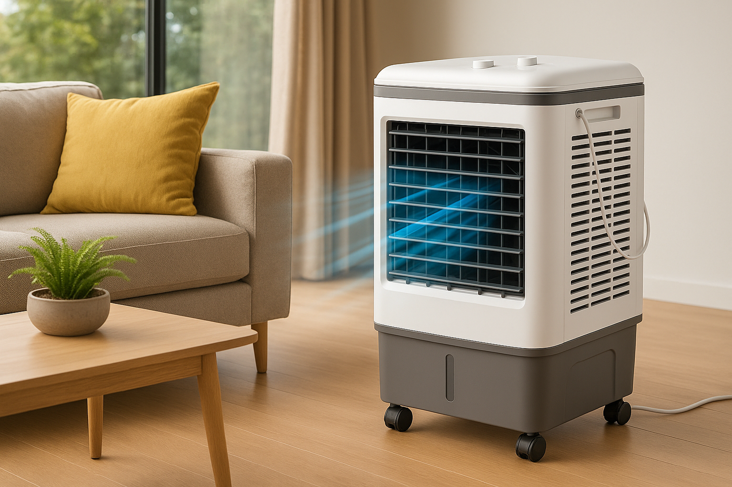 Industrial Evaporative Cooler | 4-in-1 Functionality with 12-Gallon Tank 4
