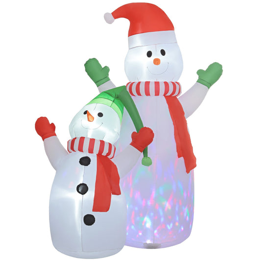 Inflatable Christmas Snowman Decoration | 240 cm with LED Lights 0