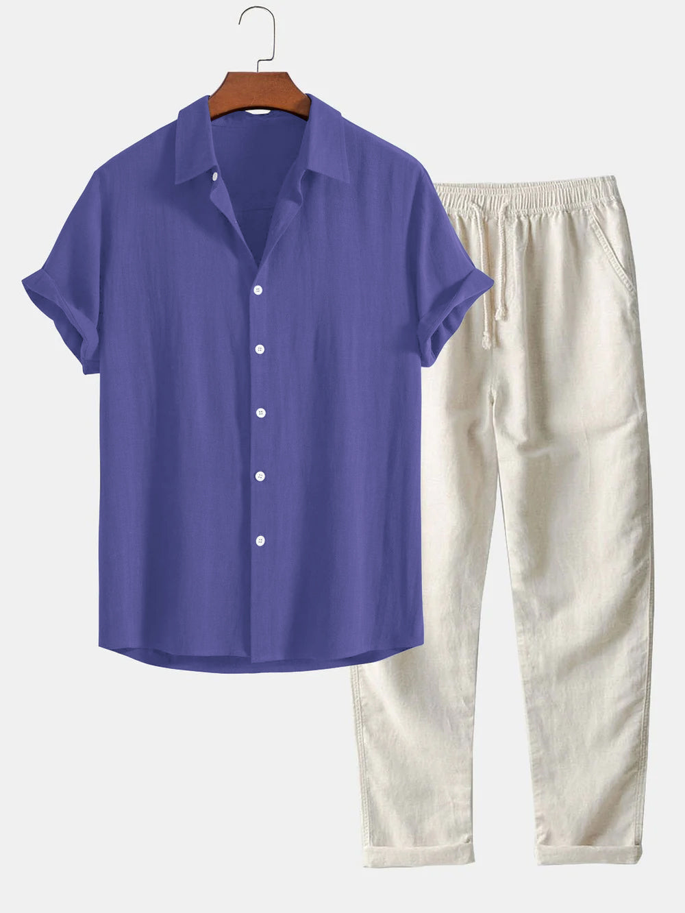 Jannik Shirt and Pants Set | Effortless Style with Relaxed Fit 0