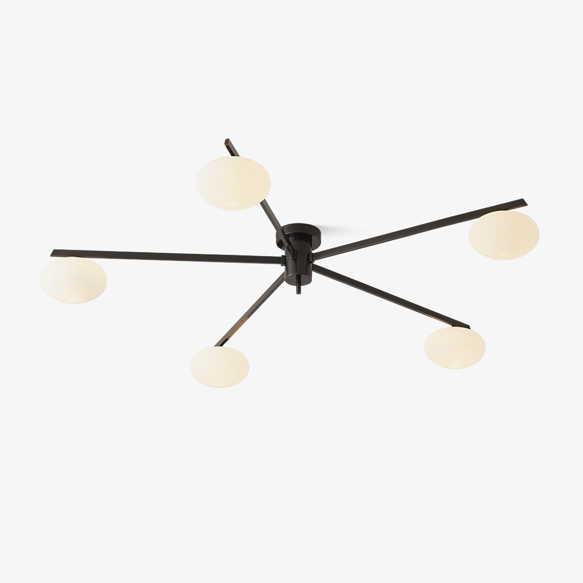 Jasper Ceiling Lamp | Modern Minimalist Design with White Glass Shade 1