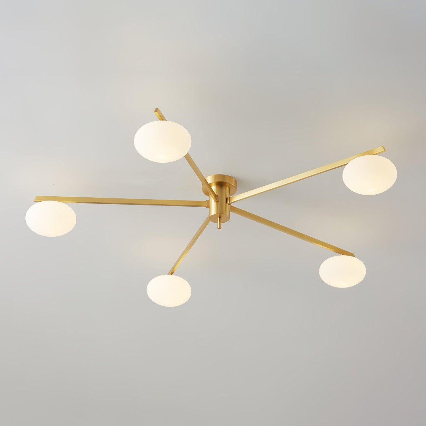 Jasper Ceiling Lamp | Modern Minimalist Design with White Glass Shade 11
