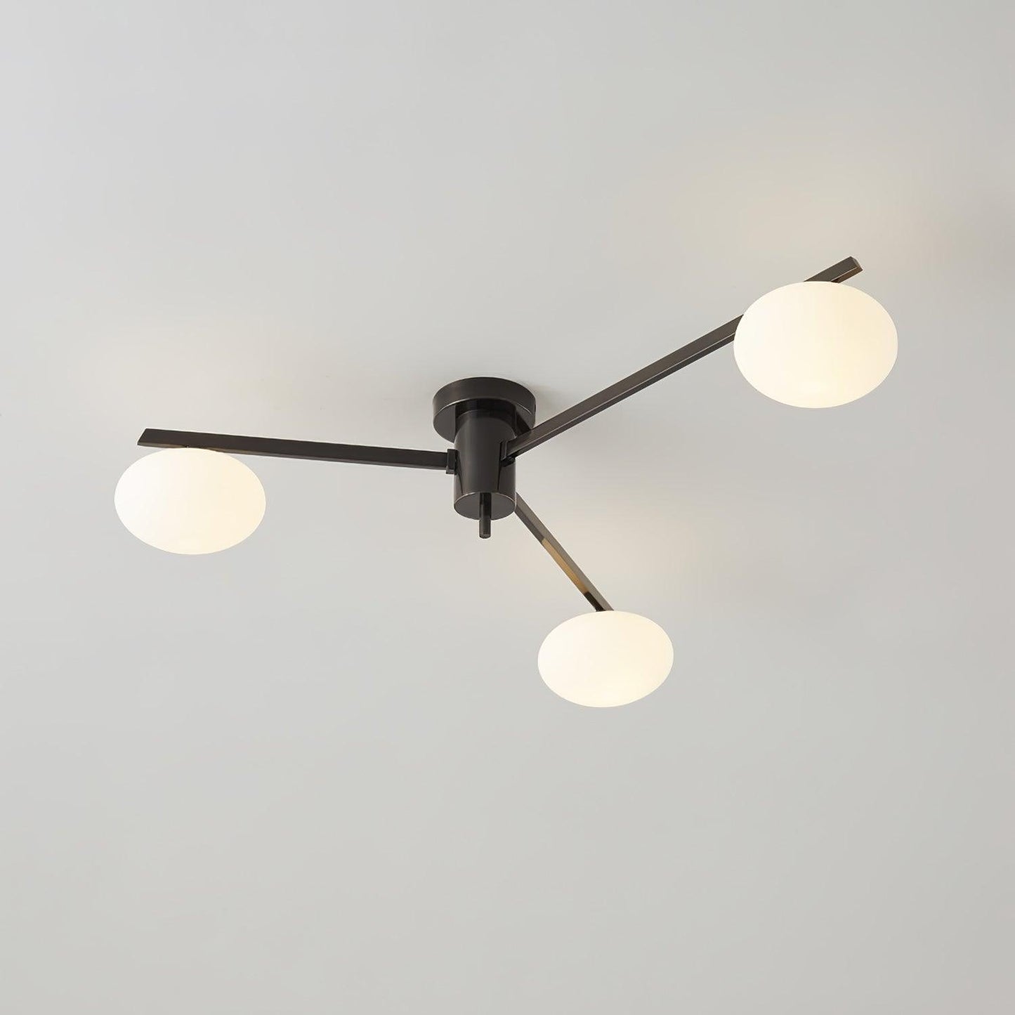 Jasper Ceiling Lamp | Modern Minimalist Design with White Glass Shade 12