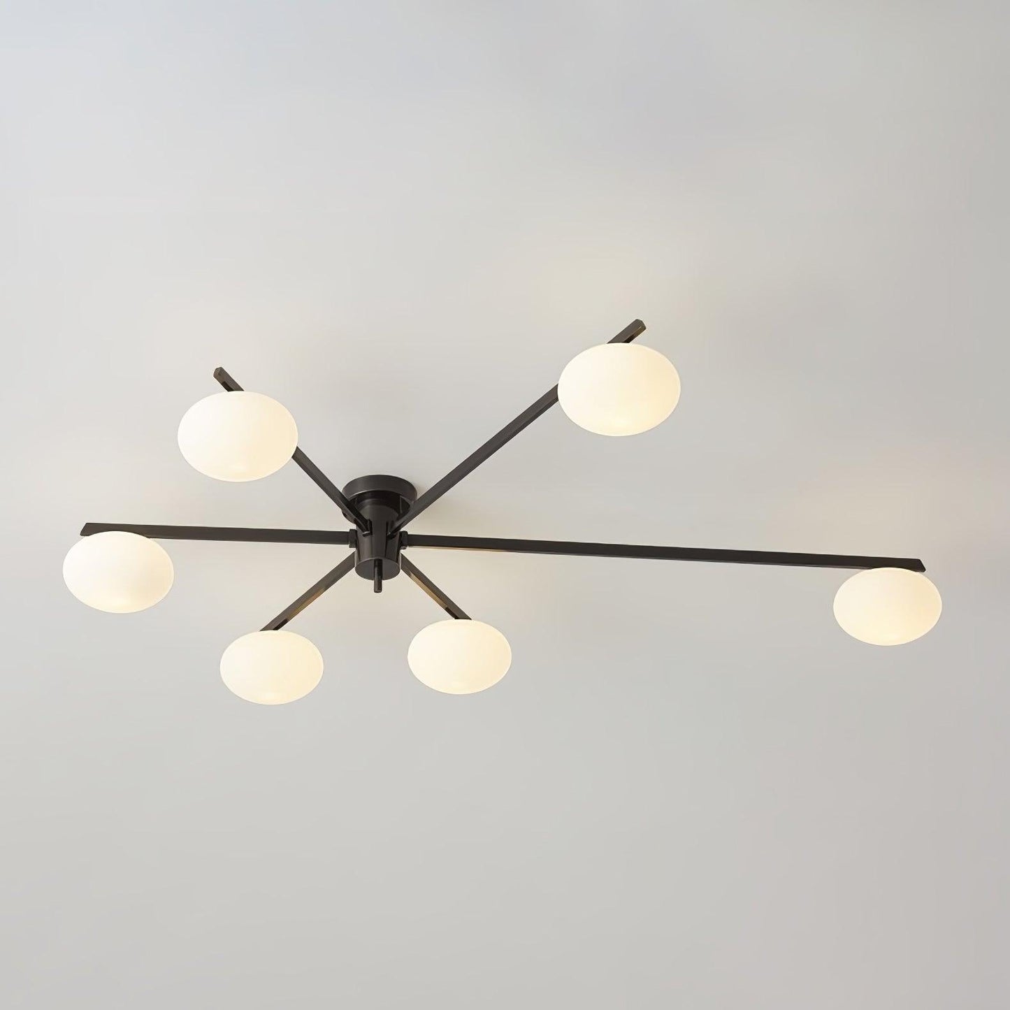 Jasper Ceiling Lamp | Modern Minimalist Design with White Glass Shade 13