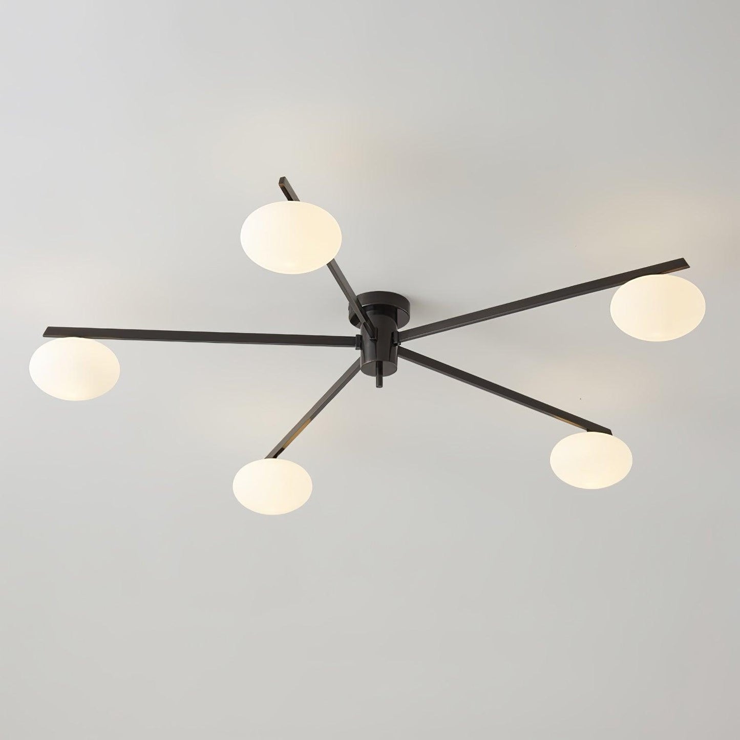 Jasper Ceiling Lamp | Modern Minimalist Design with White Glass Shade 9