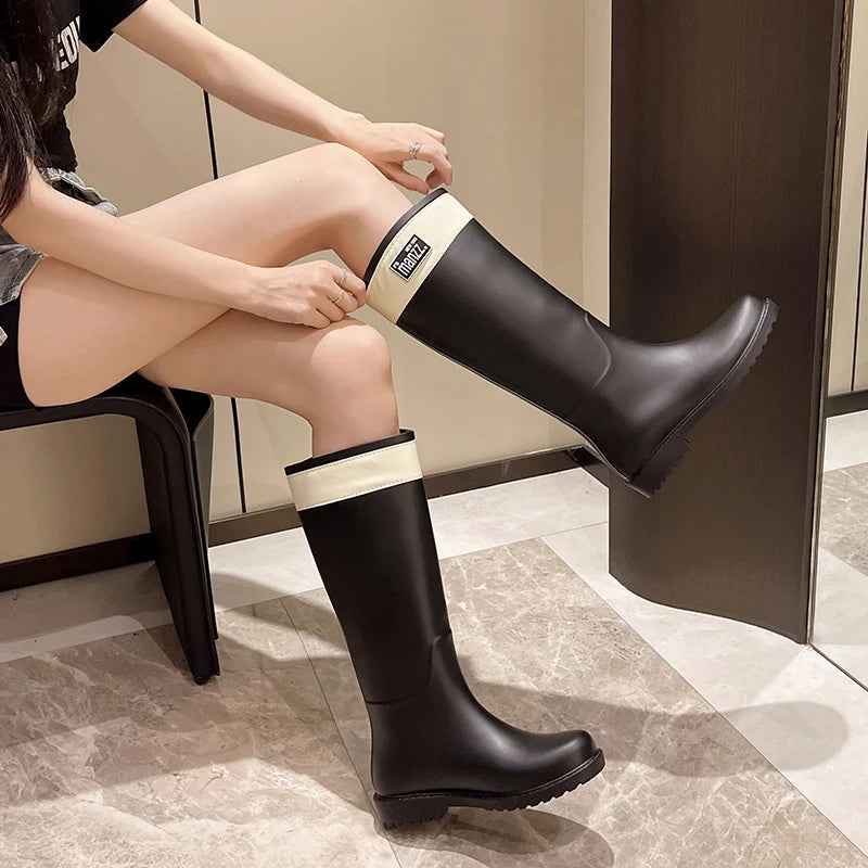 Knee-High Rain Boots | Lightweight Waterproof Rubber with Anti-Slip Sole 1
