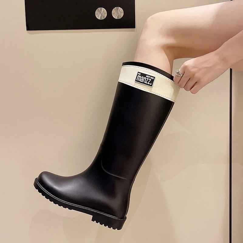 Knee-High Rain Boots | Lightweight Waterproof Rubber with Anti-Slip Sole 2