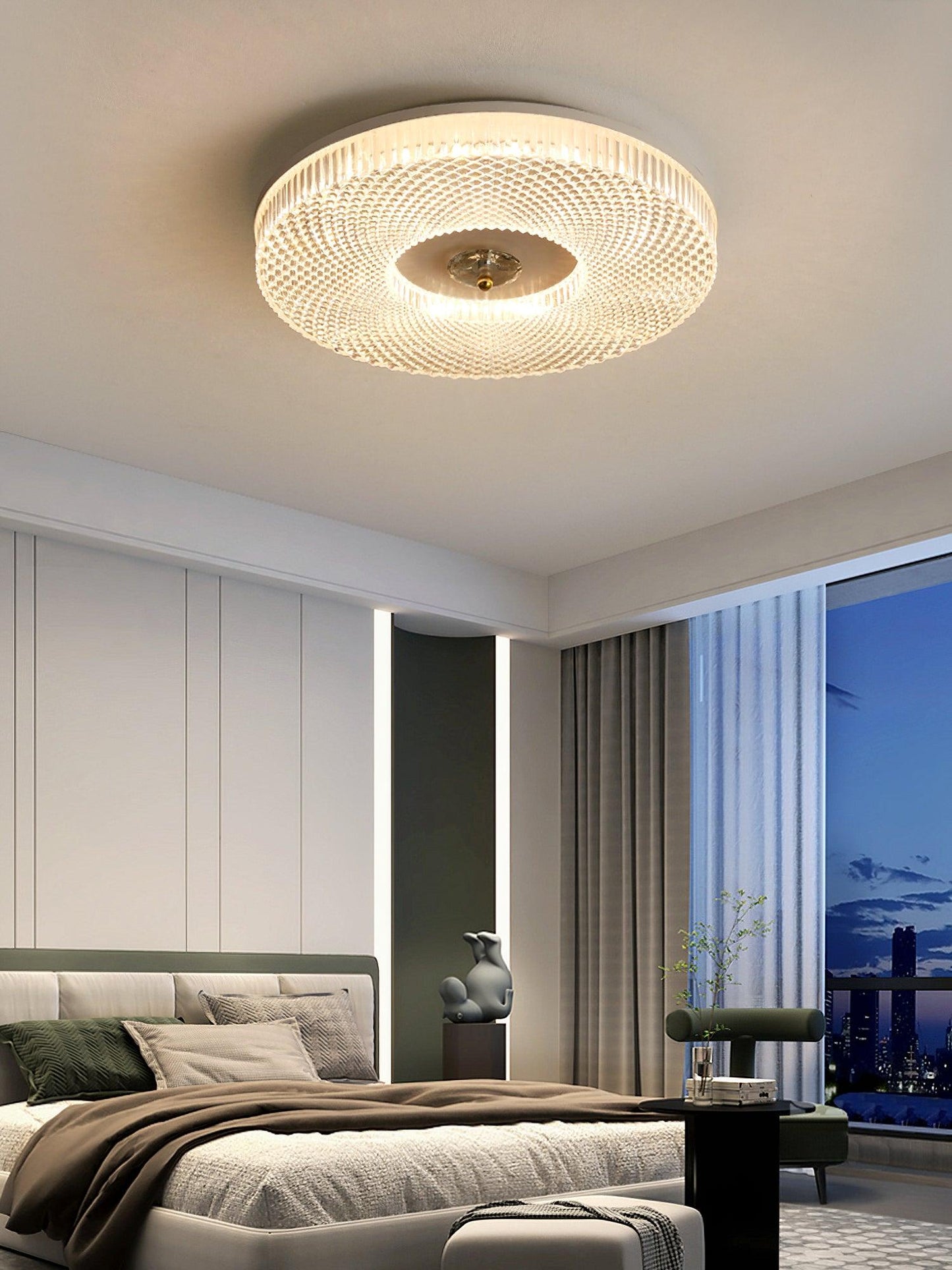 LED Flush Mount Ceiling Light | Dimmable with Acrylic Diffuser 4