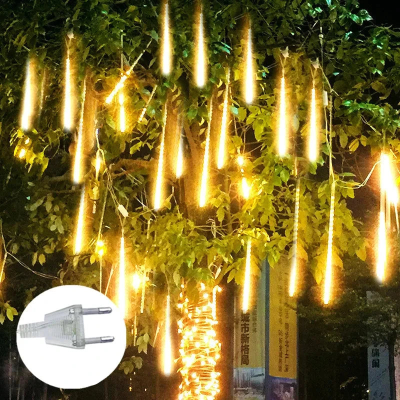LED Shower Light | Meteor Shower Effect for Outdoor Decor 7
