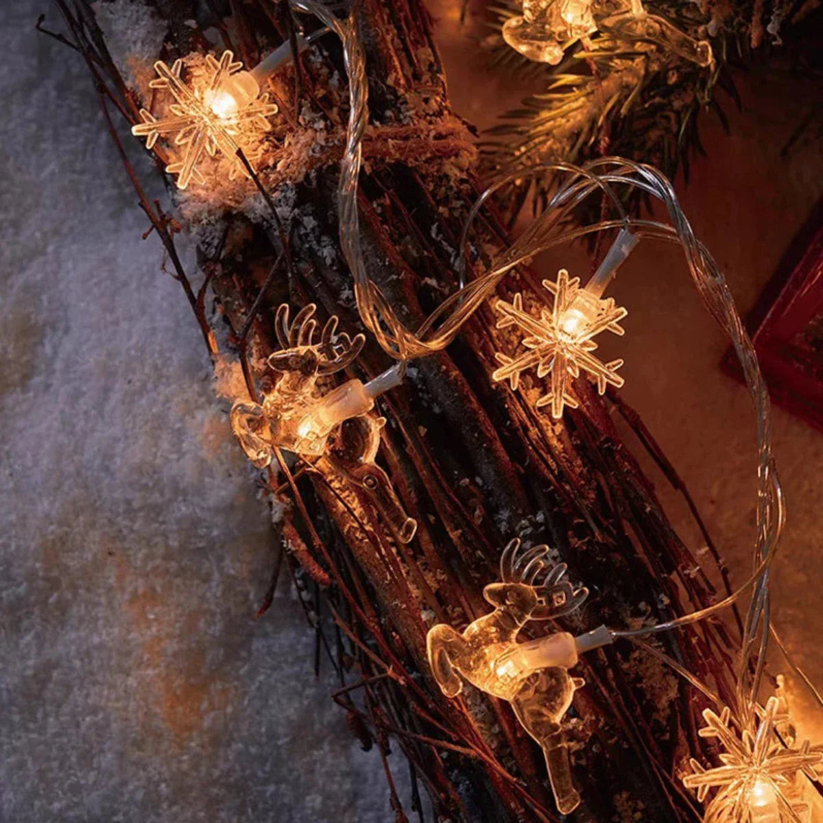 LED Starlight String Lights | Warm White Ambiance for Festive Decor 1