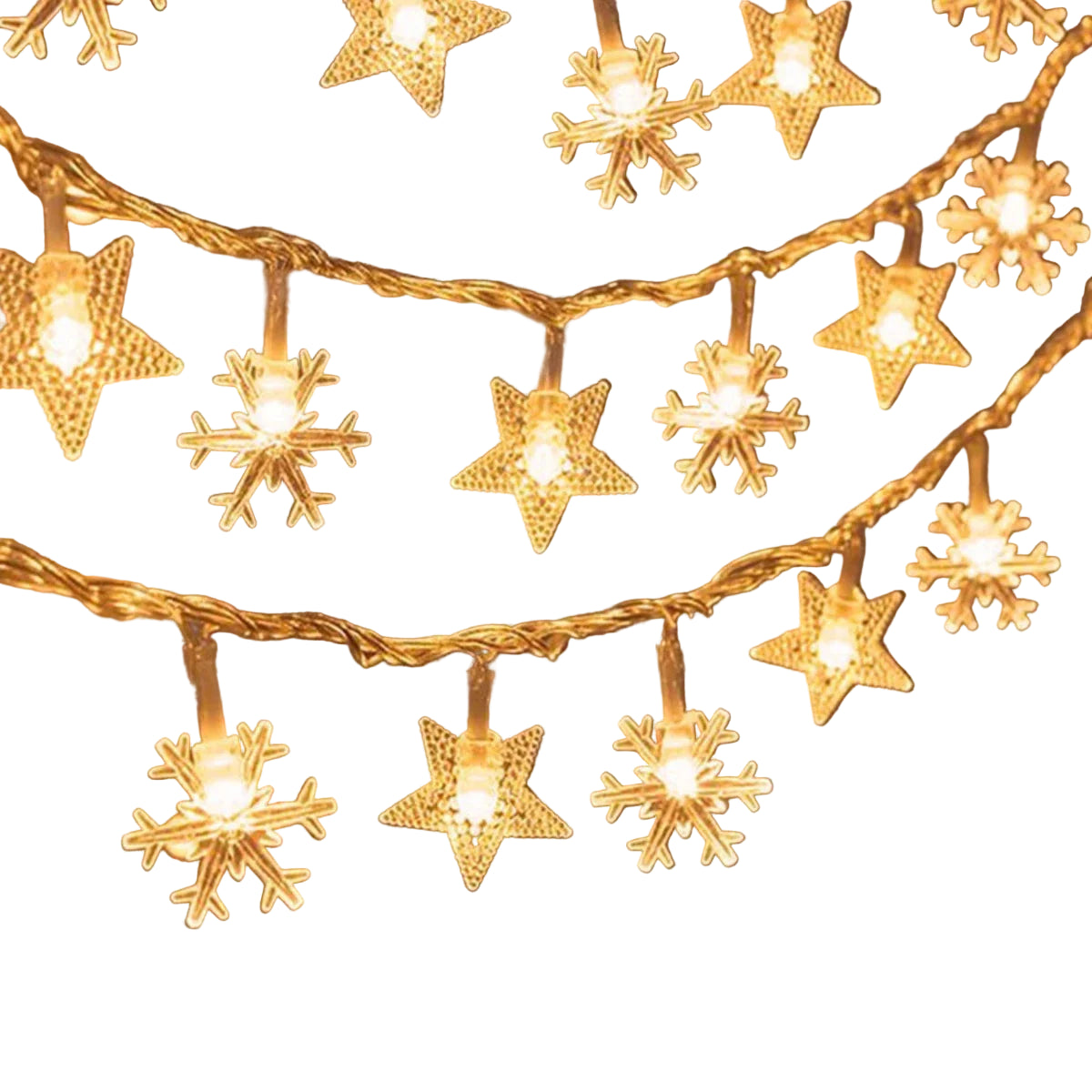 LED Starlight String Lights | Warm White Ambiance for Festive Decor 3