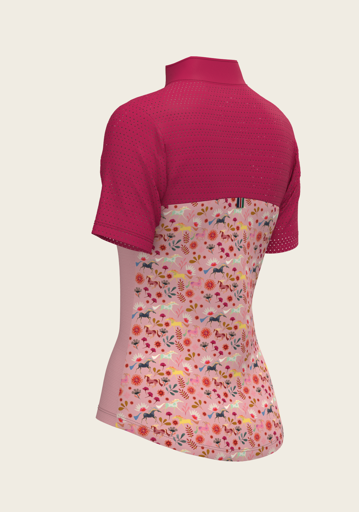 Bouquet on Rose Short Sleeve Sport Sun Shirt