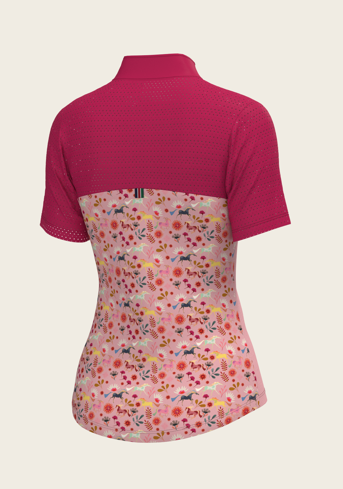 Bouquet on Rose Short Sleeve Sport Sun Shirt