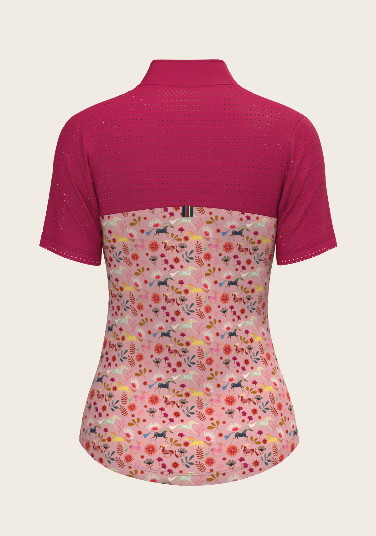 Bouquet on Rose Short Sleeve Sport Sun Shirt