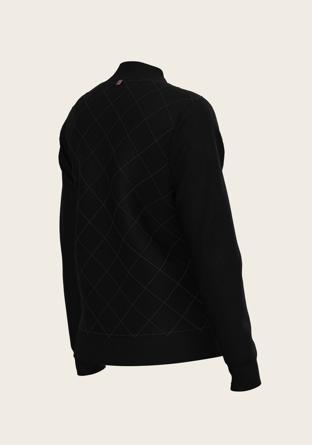 Bouquet on Black Reversible Jacket