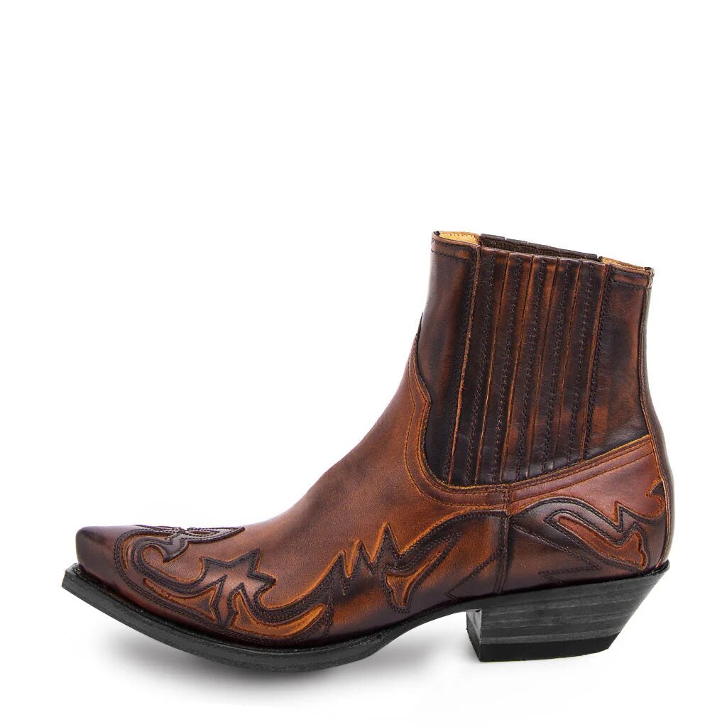 Leather Cowboy Boots | Elegant Embroidery and Premium Comfort 1