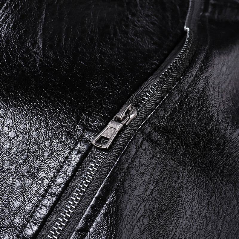 Leather Jacket | High-Grade Italian Eco-Leather with Textured Finish 5