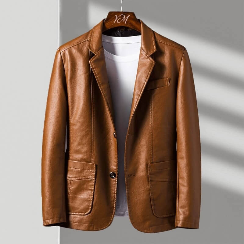 Leather Jacket | Supple Italian Leather with Tailored Fit and Pockets 0