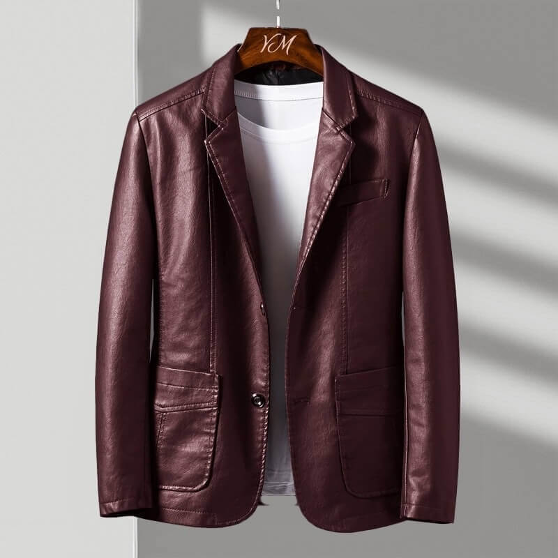 Leather Jacket | Supple Italian Leather with Tailored Fit and Pockets 1