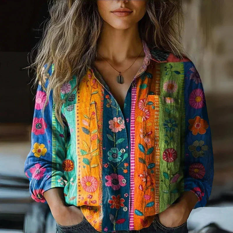 Lightweight Vintage Blouse | Flowing Silhouette Design 4