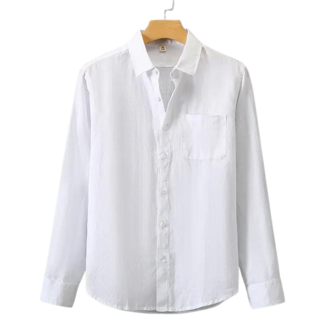 Linen Shirt | Lightweight Breathable Fabric with Classic Button Down Design 3