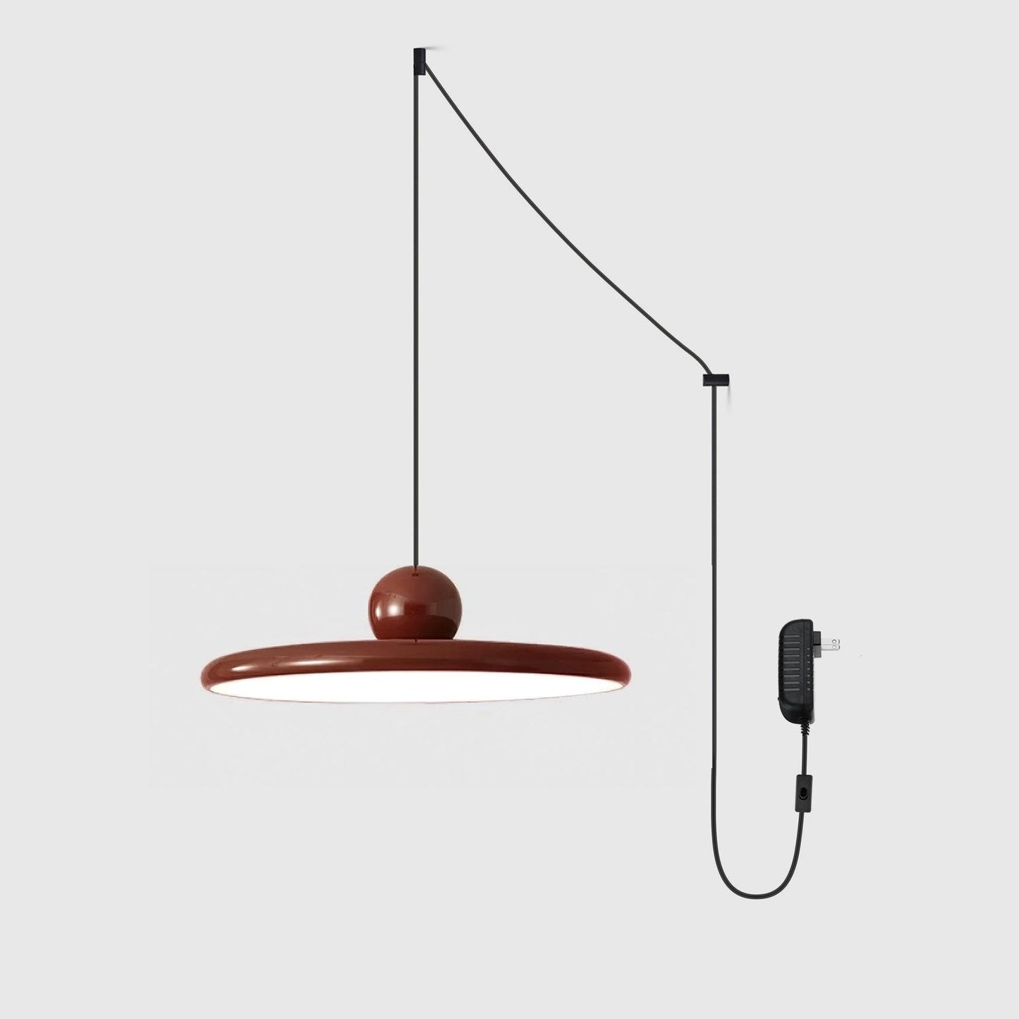 Lola Pendant Swag Light | Elegant Minimalist Design with Integrated LED 9