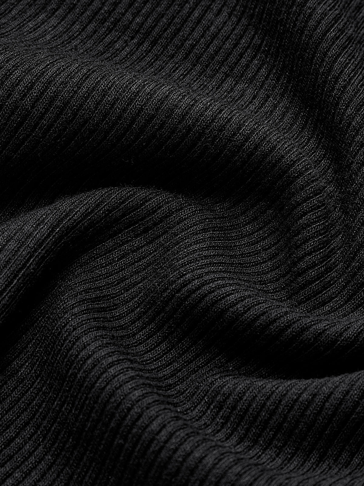 Long Sleeve Slim Fit Top | Ribbed Crew Neck with Slight Stretch 6