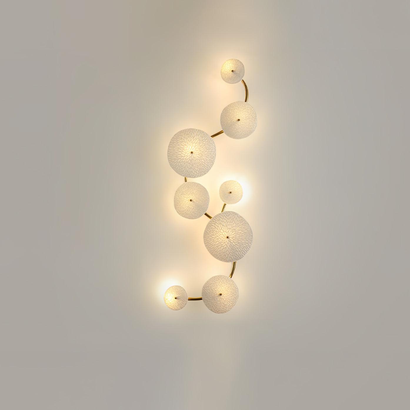 Lotus Petal Wall Sconce | Elegant Ceramic Design with Warm LED Light 11