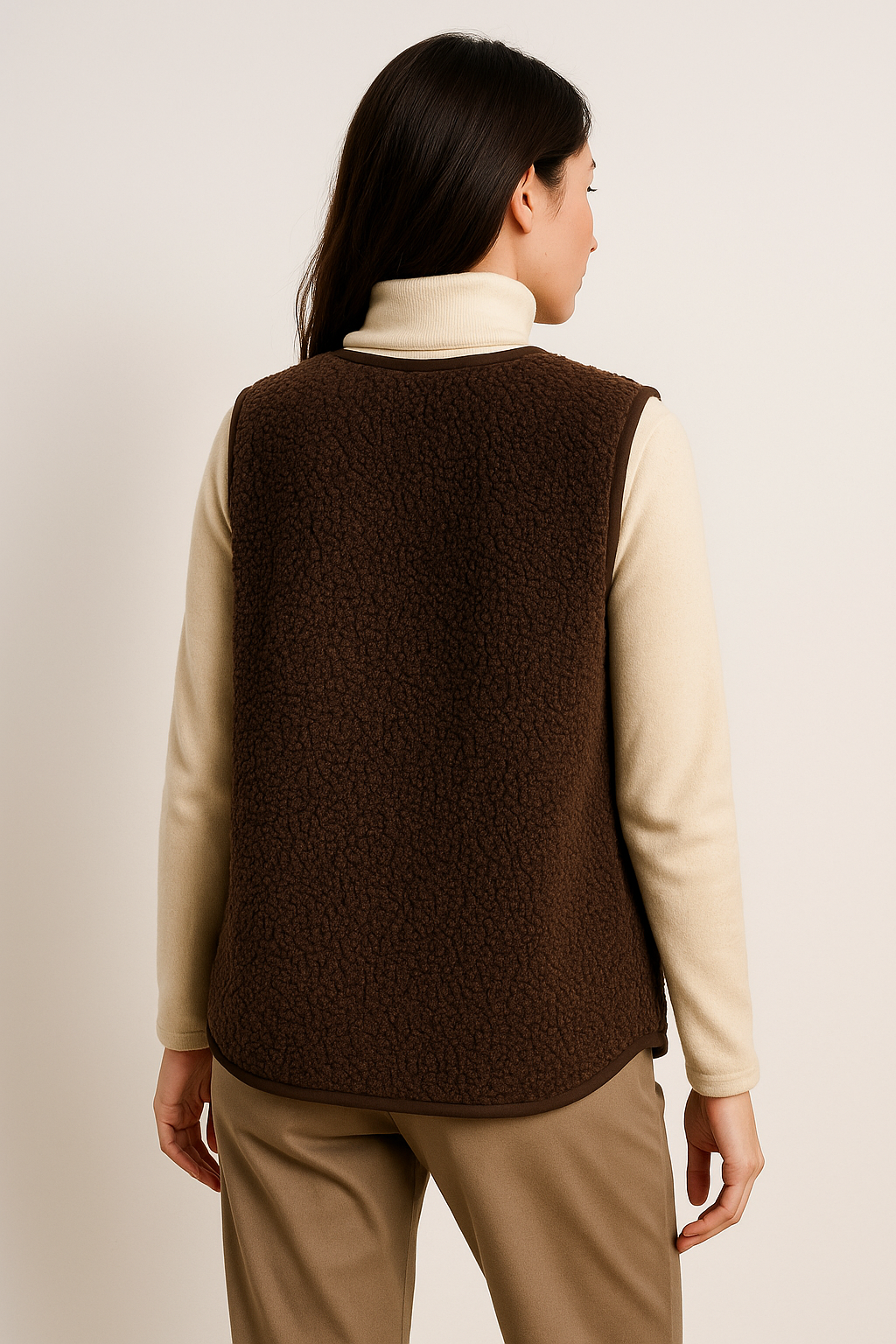 Luxurious Plush Vest for Stylish Layering – Soft and Comfortable Design 2