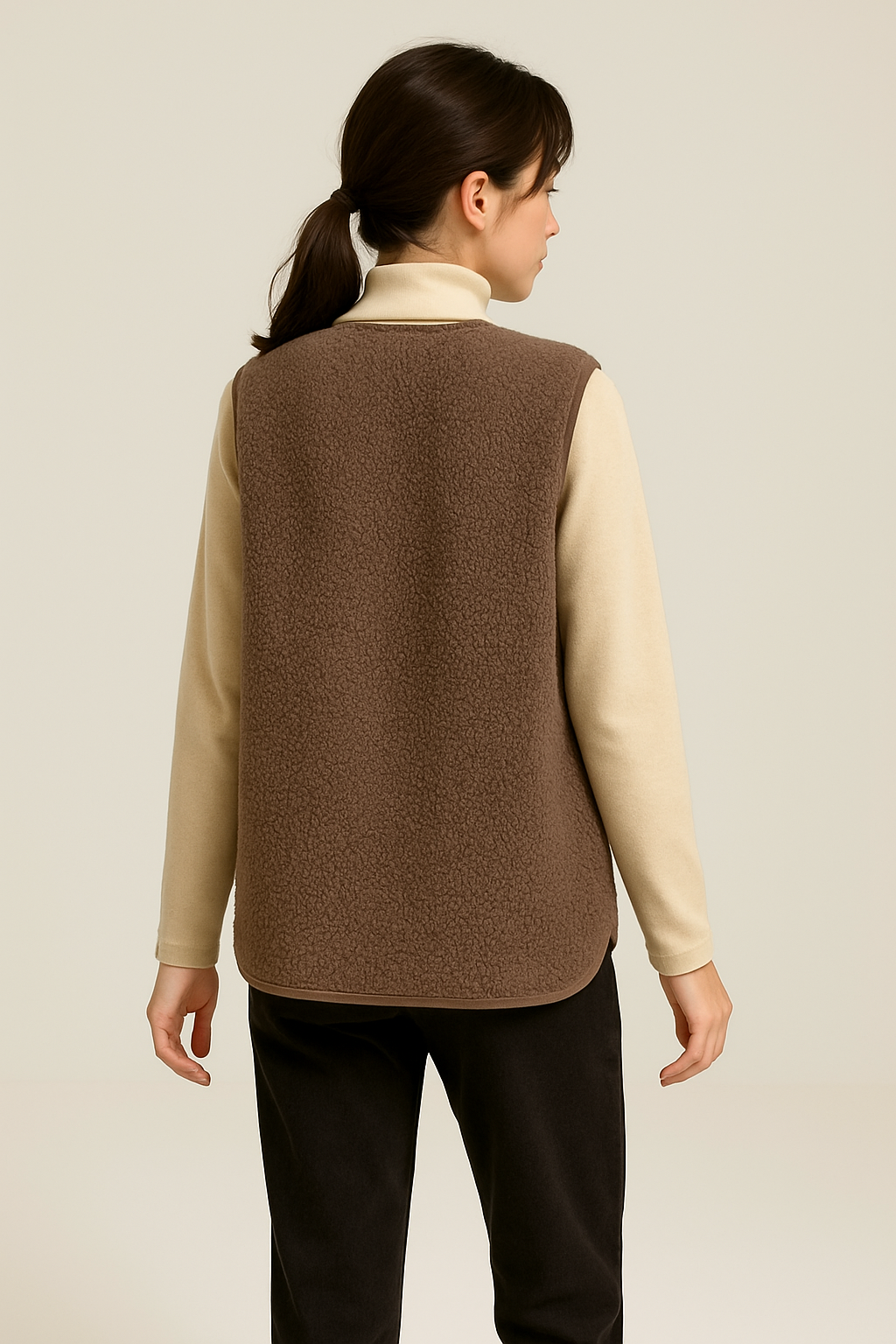 Luxurious Plush Vest for Stylish Layering – Soft and Comfortable Design 4