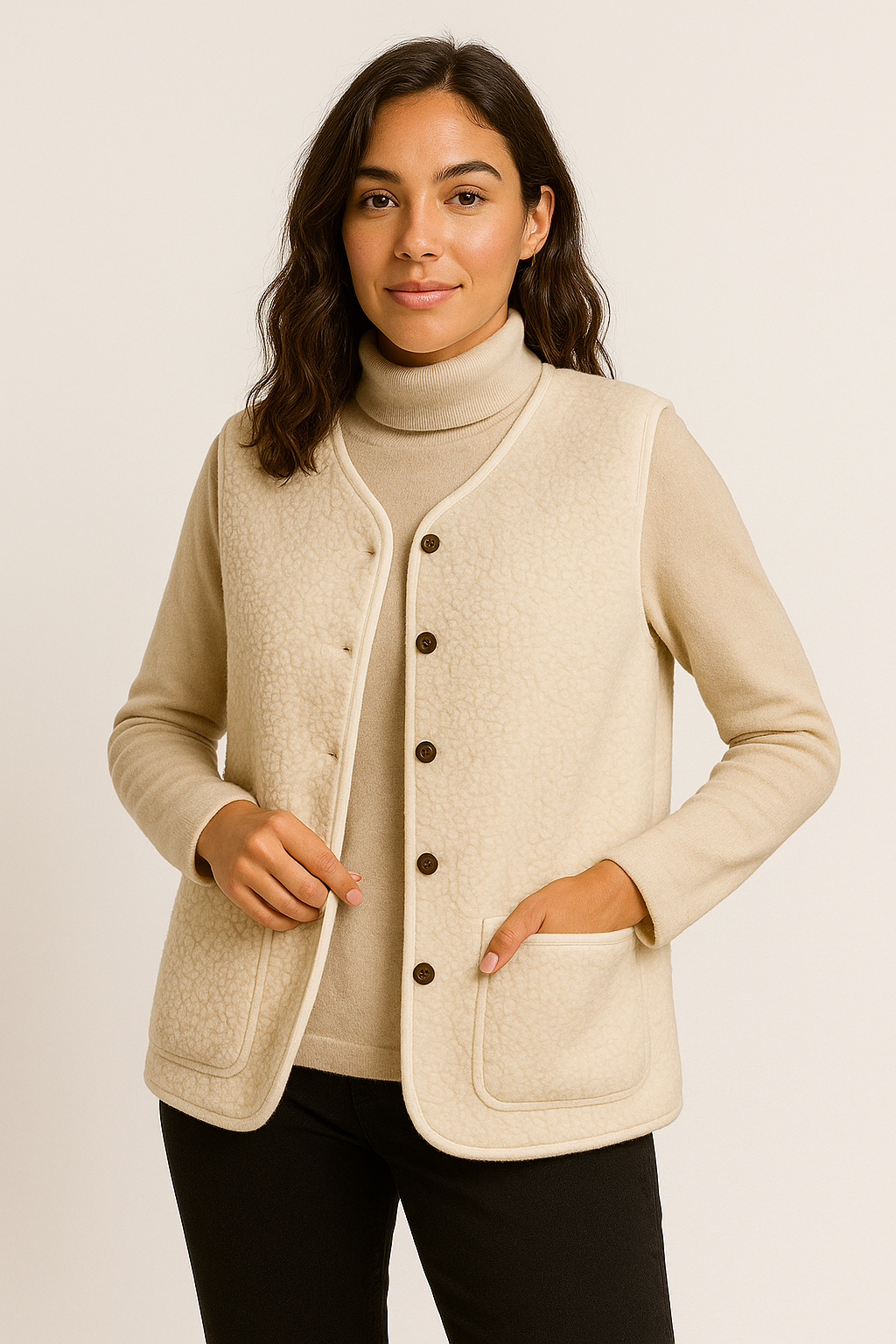 Luxurious Plush Vest for Stylish Layering – Soft and Comfortable Design 6