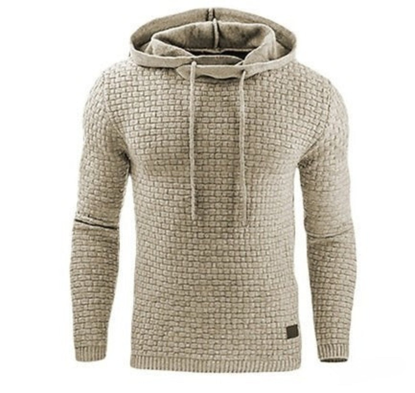 Hoodie confortável de waffle