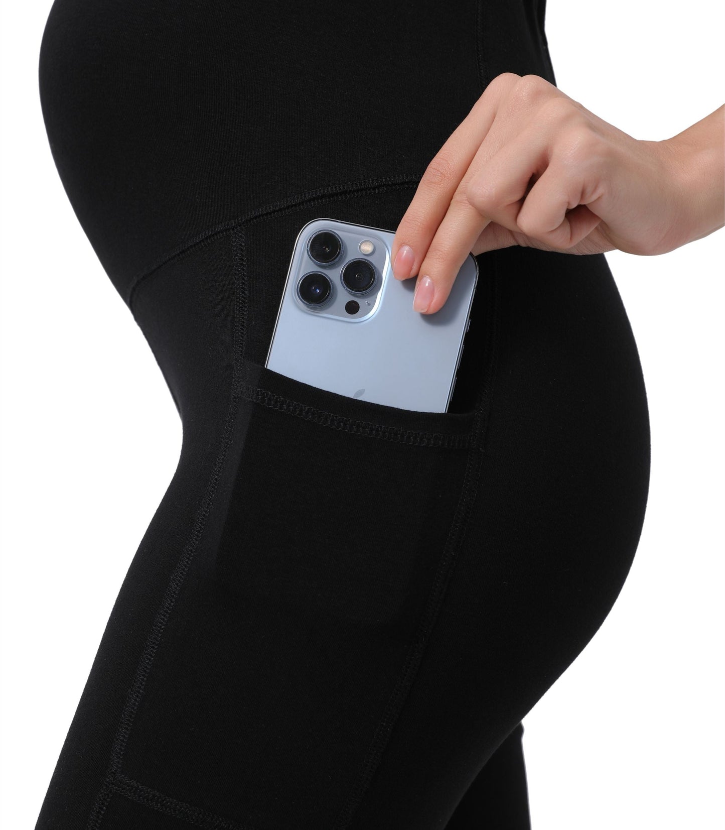 Pantaloni da yoga premaman con tasche (confezione da 2)