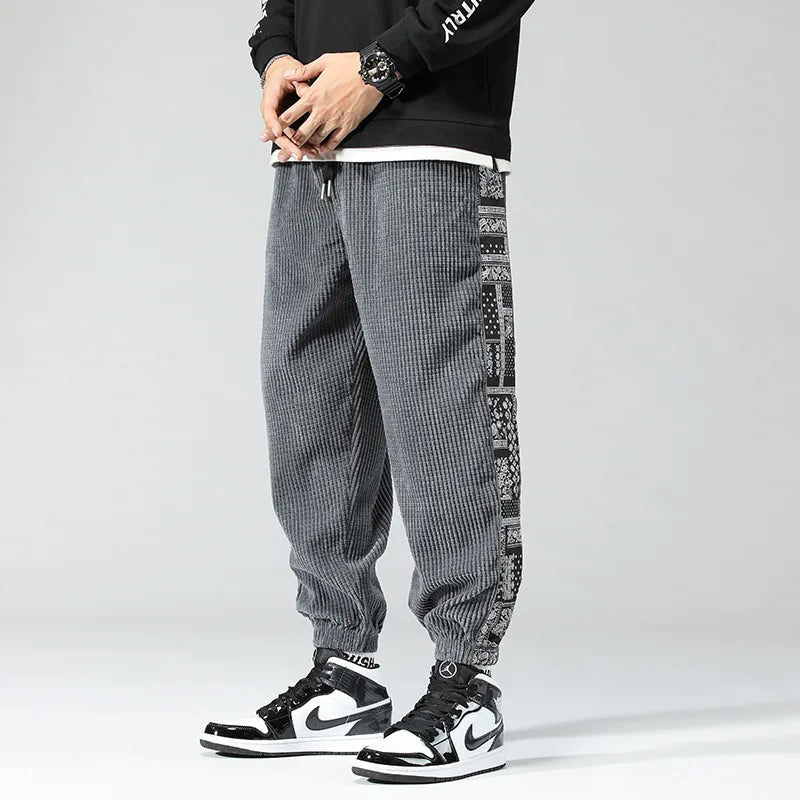 Men's Casual Trousers | Stylish Relaxed Fit with Unique Side Print 6