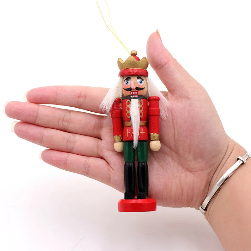 Mini Nutcracker Ornaments | Set of 6 Wooden Christmas Decorations 5