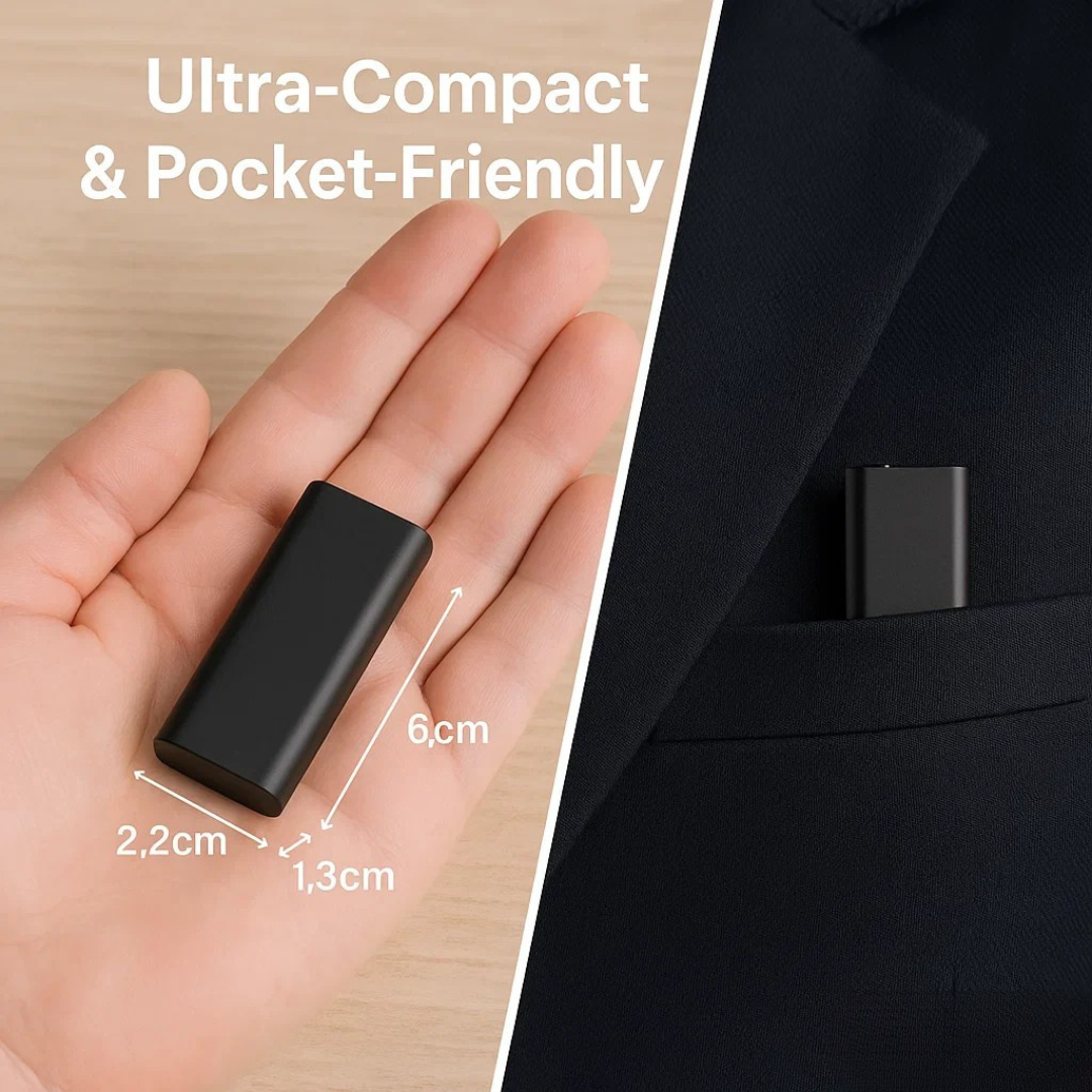 Mini Voice Recorder | HD Audio Quality with 50 Hours Battery Life 2
