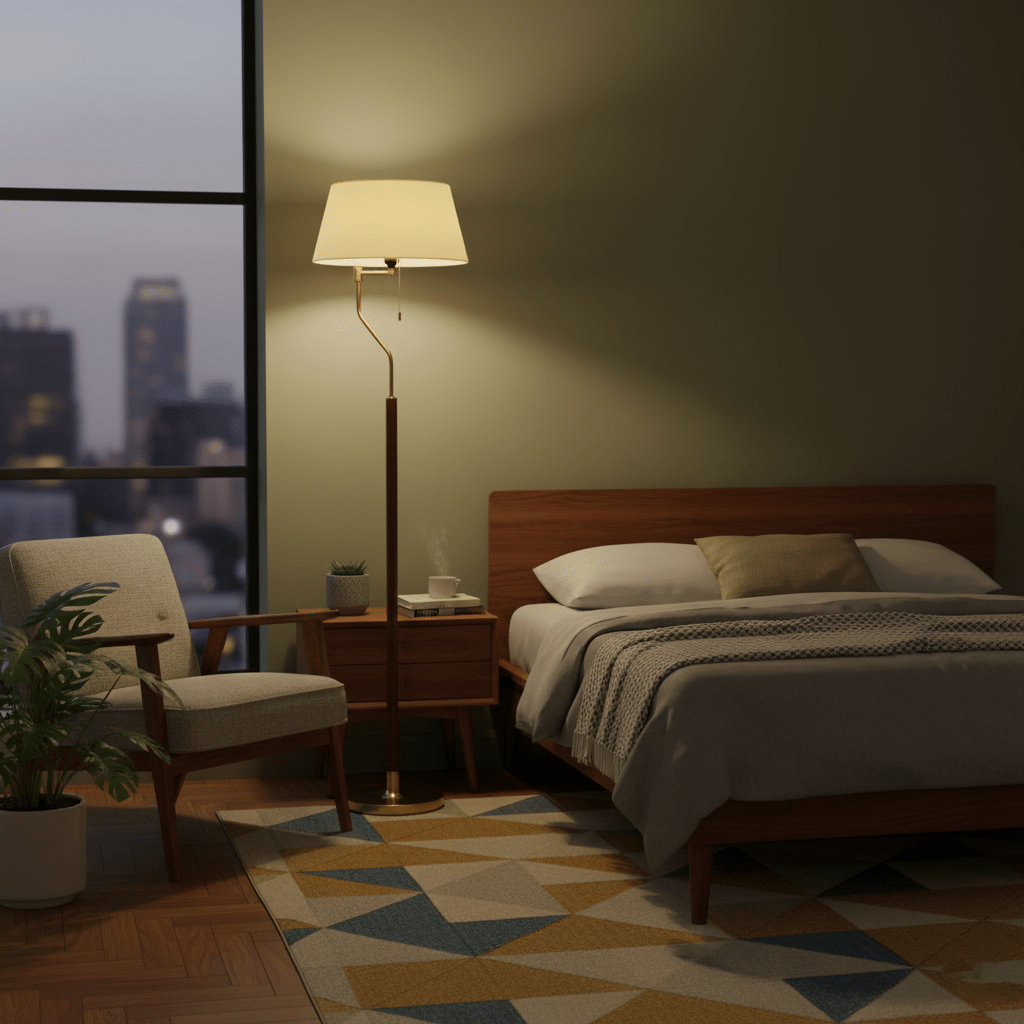 Minimalist Floor Lamp | Sleek Cylindrical Design for Modern Interiors 7