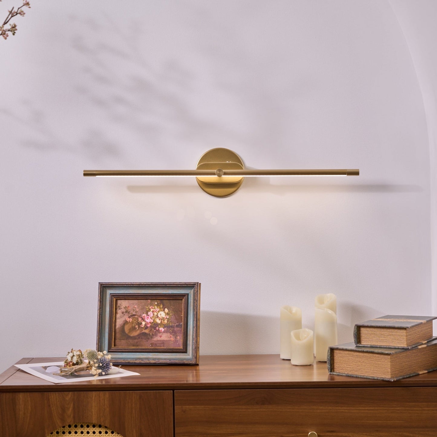 Minimalist Wall Sconce Lighting | Rechargeable Touch Sensor Lamp 7