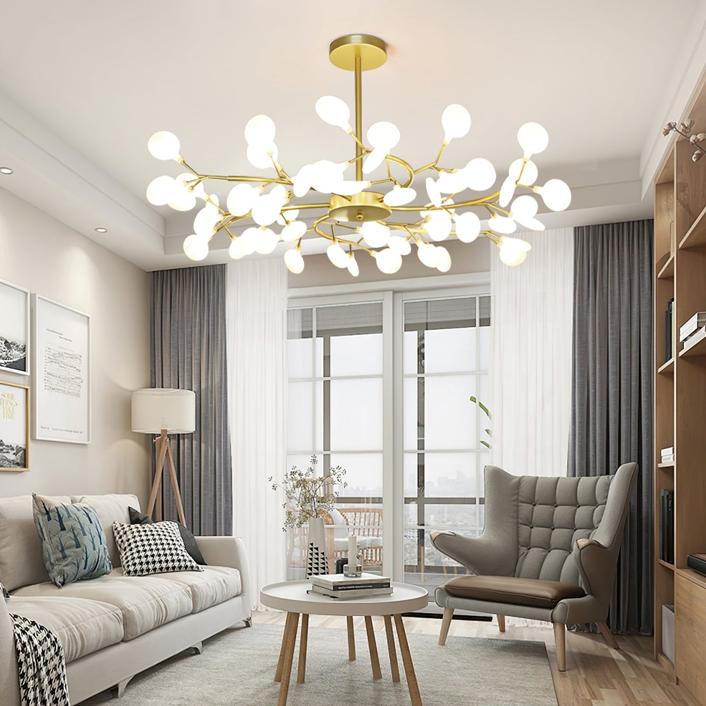 Modern Chandelier Light | Unique Satellite Design for Dining Rooms 7