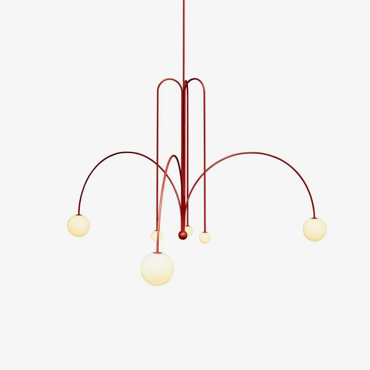 Modern Glass Pendant Light | Elegant Design with 6 LED Heads 1
