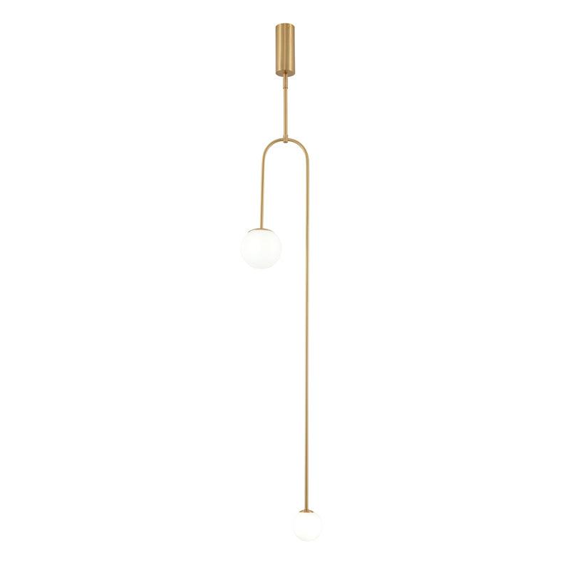 Modern Gold Chandelier | Elegant Minimalist Design with Warm LED Lighting 12