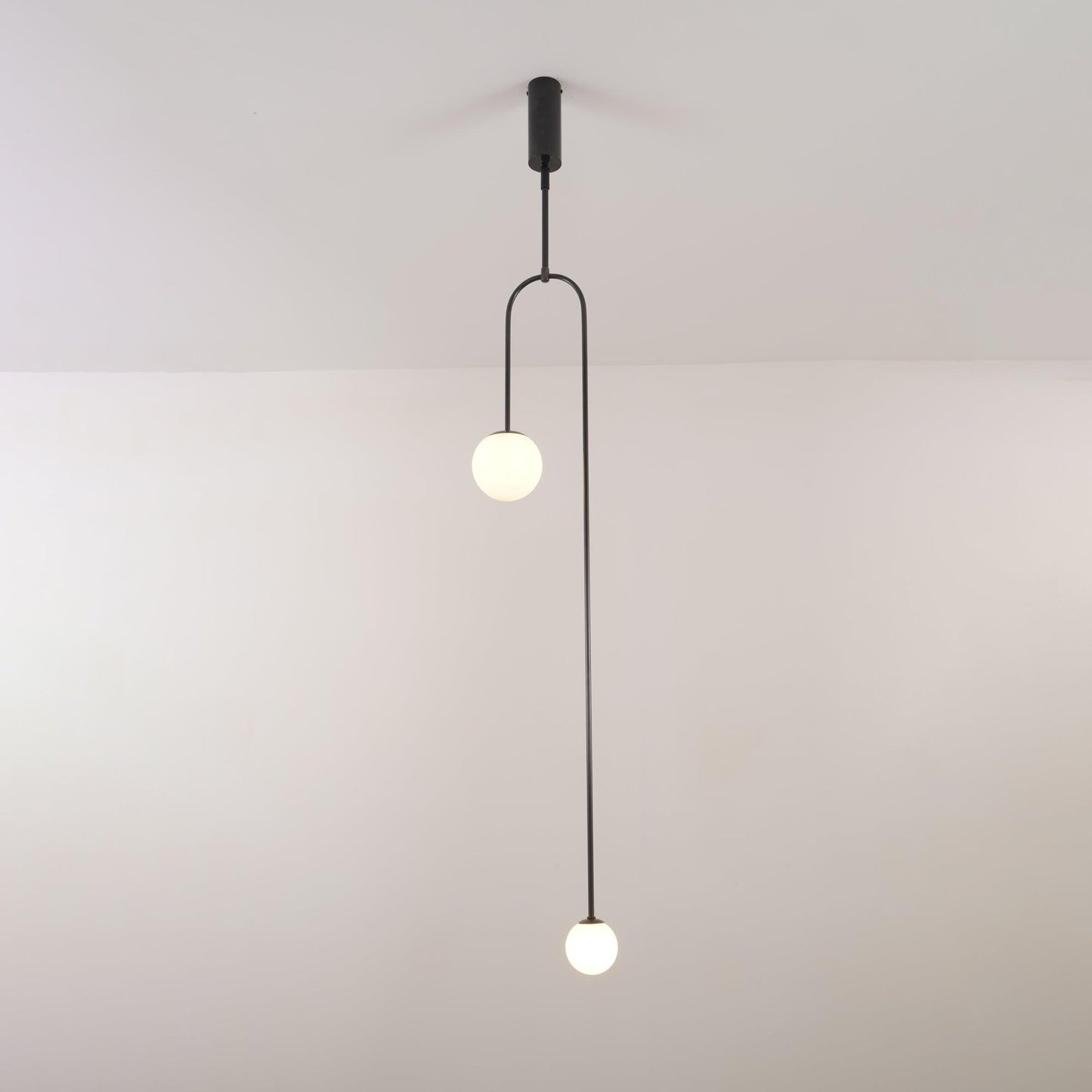 Modern Gold Chandelier | Elegant Minimalist Design with Warm LED Lighting 15